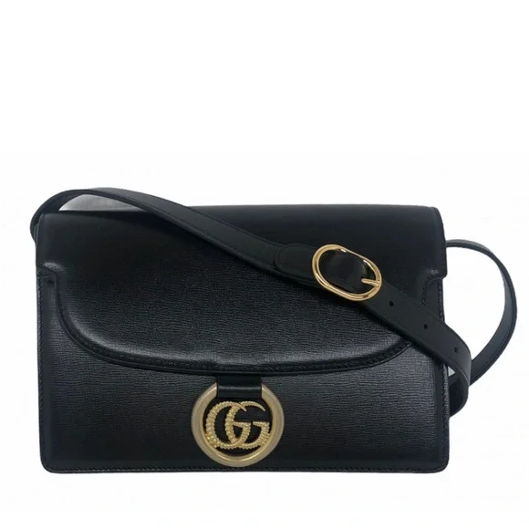 Gucci Bags Gucci Gg Azalea Ring Black Leather Timeless